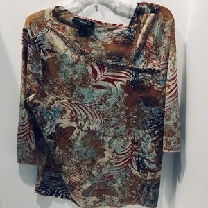 Venezia Women's 3/4 Sleeve Blouse Polyester 14/16